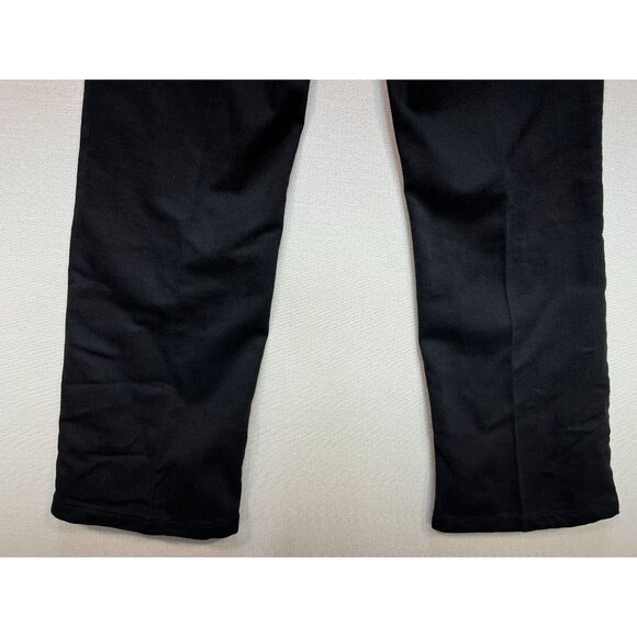 Christopher & Banks Womens Bootcut Jeans Denim Size 10 Black Embroidered Pockets - Picture 10 of 10